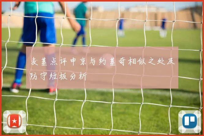 麦基点评申京与约基奇相似之处及防守短板分析